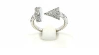 Anello Sangiorgi Preziosi Donna in Oro bianco Diamante 0.58 Ct 127446-13 - 127446-13